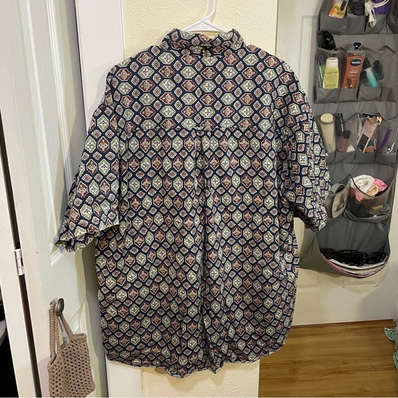 Vintage Patterned Button Up - Picture 3 of 5